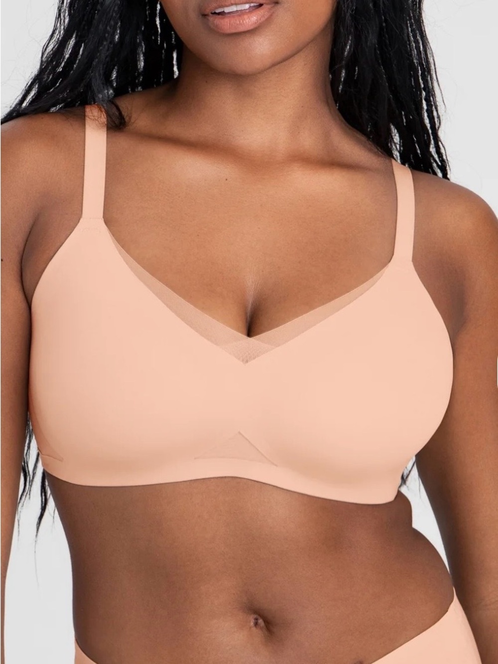 Honeylove Liftwear crossover bra Blush